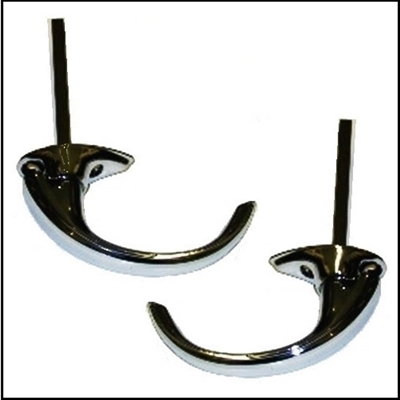 (2) PN 873908 1279436 cab outside door handles for Dodge WDX; B-1-PW; B-2-PW; B-3-PW; B-4-PW; C-1-PW; C-3-PW and WM300 Power Wagons