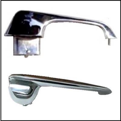 PN 2242902 - 2242903 RH and LH outside front door handles for 1962 Plymouth and Dodge A-Body