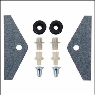 8-piece door window regulator roller set for 1968-70 Plymouth Belvedere - GTX - RoadRunner - Satellite and Dodge Charger - Coronet - SuperBee