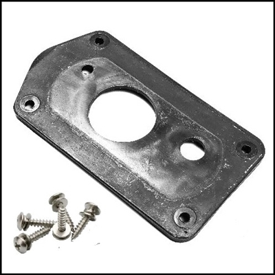 Fuel filler neck to luggage compartment bulkhead for 1966-67 Plymouth B-Body