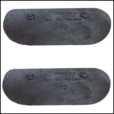 (2) PN 2894318 cowl drain flaps for 1971-74 Plymouth GTX - RoadRunner - Satellite & 1971-74 Dodge Charger - Coronet - SuperBee