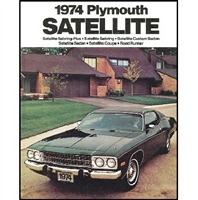 16-page full-color brochure for all 1974 Plymouth B-Body
