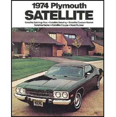 16-page full-color brochure for all 1974 Plymouth B-Body