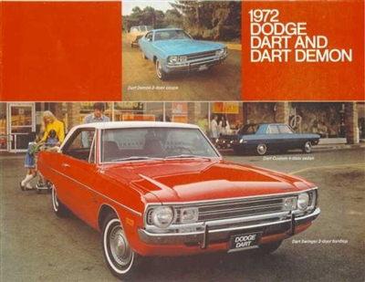 Original Sales Brochure for 1972 Dart - Demon