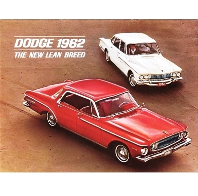 16-page showroom sales catalog for 1962 Dodge A-Body & B-body