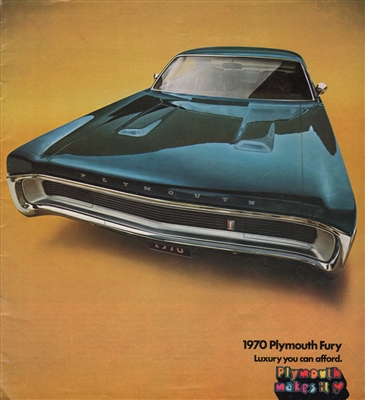 Original Sales Brochure for 1970 Plymouth Fury
