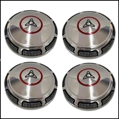 (4) MoPar PN 2944088 "dog dish" wheel covers for 1969-74 Dodge Challenger - Charger - Coronet - Dart - Demon - Polara - SuperBee - Sport