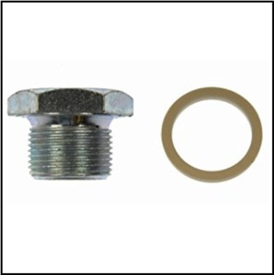 7/8"-18 oil pan drain plug with gasket for all 1935-53 Chrysler Corp. Trucks