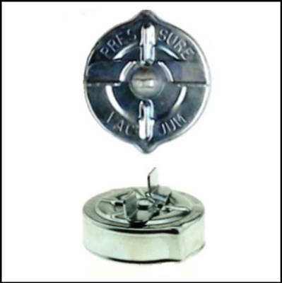 Pressure - vacuum gas cap for 1972-74 Plymouth Fury - Sport Fury - RoadRunner; 1972-74 Dodge Charger - Coronet - Monaco - Polara; 1972-74 Chrysler and 1972-74 Imperial