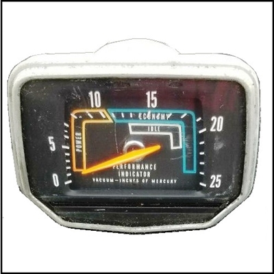 MoPar 2580179 Performance Indicator for the floor console of 1965 Chrysler 300 and 300L