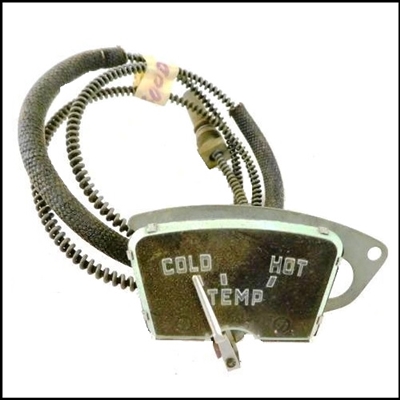 NOS MoPar 1340299 temperature gauge with probe for 1950 Chrysler Royal - Windsor