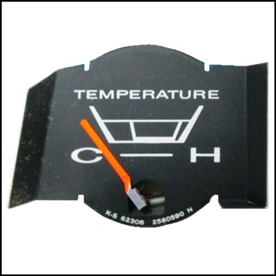 New or used PN 2580590 coolant temperature gauge for 1966-67 Plymouth Belvedere - GTX - Satellite