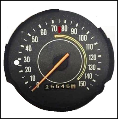 USED PN 2985895 - 3592758 speedometer for 1971-74 Plymouth GTX - RoadRunner - Satellite and Dodge Charger with Rallye instrument cluster