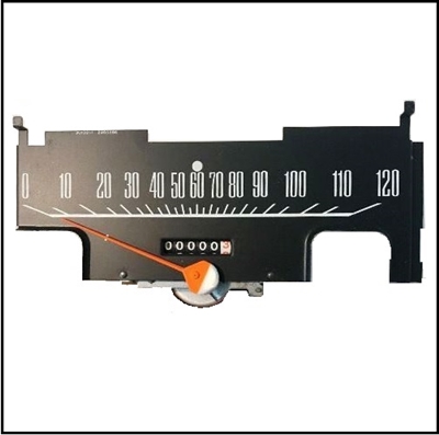 NOS or used PN 2985446 - 3592757 speedometer for 1971-74 Plymouth RoadRunner - Satellite and Dodge Charger - Coronet with non-Rallye dash