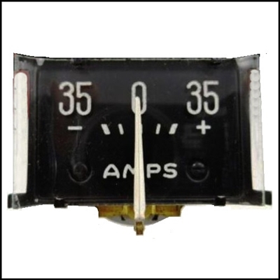 NOS PN 1163534 charge indicatorwith block lettering for 1942-48 Chrysler Imperial - New Yorker - Royal - Saratoga - Town/Country - Windsor