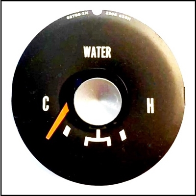 NOS PN 2906628 coolant temperature gauge for 1969-71 Dodge conventional cab trucks with tachometer