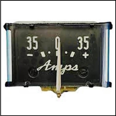 NOS PN 1232795 charge indicator with script lettering for 1942-48 Chrysler Imperial - New Yorker - Royal - Saratoga - Town/Country - Windsor