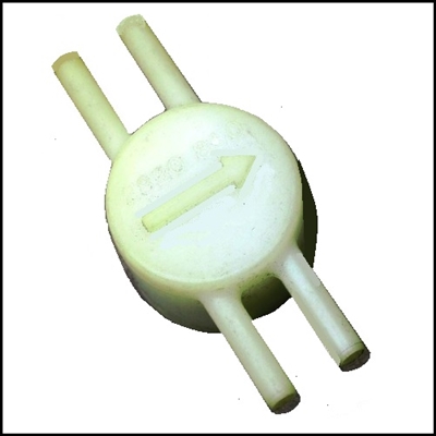NOS PN 2820880 4-port vacuum check valve for 1967-72 Plymouth Fury; 1967-72 Dodge Monaco - Polara; 1967-72 Chrysler and 1967-72 Imperial with Automatic Temperature Control