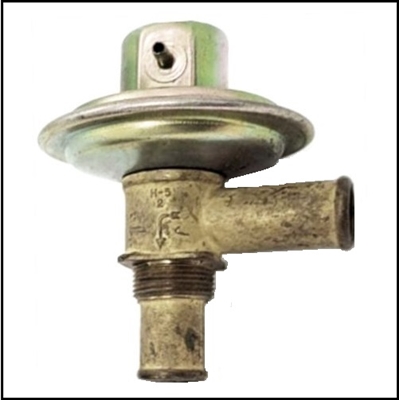 NOS PN 2277123 vacuum actuated heater water valve for 1962-65 Plymouth Belvedere; 1962-64 Fury - Savoy - Sport Fury; 1962 Dodge Dart; 1962-64 Polara - 330 - 440 and 1965 Coronet - Satellite w/AC