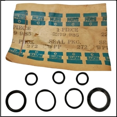 NOS PN 2279985 power steering chuck valve seal set for all 1958-76 Chrysler Corp. passenger cars