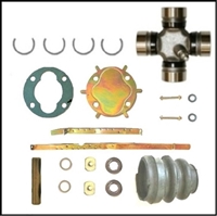 "Detroit"-style ball & trunion repair kit for the front and cross-type universal joint for the rear of 1964-70 Dodge compact trucks and vans