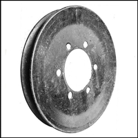 NOS PN 677541 lower fan belt pulley for 1937-50 Chrysler Corp.6-cyl passenger cars