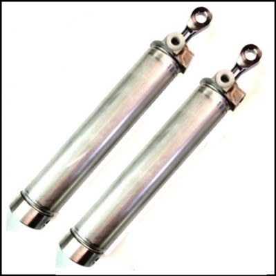 PN 2603753 - 3505226 RH & LH folding top lift cylinders for 1966-70 Plymouth Belvedere - GTX - RoadRunner - Satellite & 1966-70 Dodge Coronet