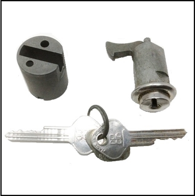 NOS 1901697 glove box door lock for all 1959 Plymouth Belvedere - Fury - Savoy - Sport Fury