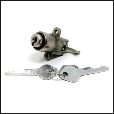 NOS 2080445 glove box door lock for 1959 DeSoto Adventurer - FireDome - FireFlite - FireSweep and 1959 Chrysler New Yorker - Windsor - 300E