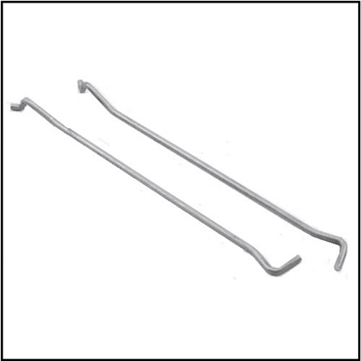 Set of PN 2999404 - 2999405 door lock cylinder to door latch rods for 1970-74 Plymouth & Dodge E-Body