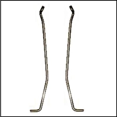 PN 2765778 - 2765779 door lock cylinder to door latch rods for 1967-69 Plymouth Barracuda; 1967-72 Duster - Scamp - Valiant; 1967-72 Dodge Dart - Demon 2-door