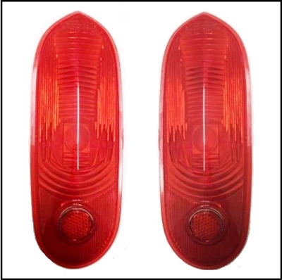 PN 1340151 - 1340152 tail/stop/turn signal lamp lenses for 1950-51 DeSoto S14/S15