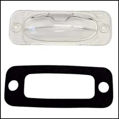PN 2809108 tag lamp lens & gasket for 1966 Plymouth B-Body