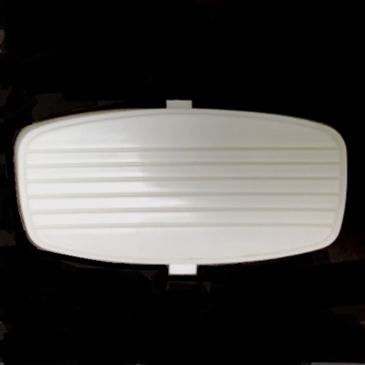 MoPar PN 1753471 roof courtesy lamp lens for 1957-59 DeSoto FireSweep and Dodge 2/4-door sedans
