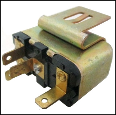 P/N 2932834 electric window lift relay for 1969-77 Plymouth Fury - Sport Fury - VIP; 1969-76 Dodge Monaco - Polara - SuperBee; 1969-77 Chrysler and 1969-77 Imperial
