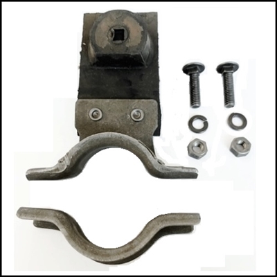 NOS PN 1327933 exhaust pipe front bracket for 1955-56 Chrysler New Yorker & 1955-56 Imperial