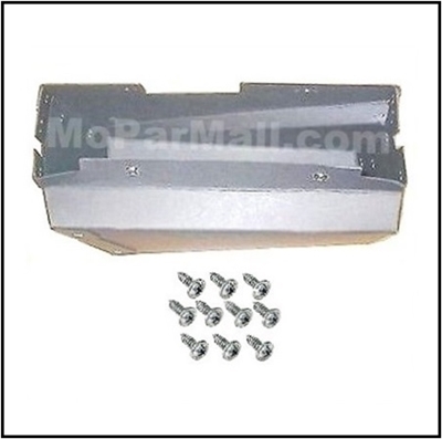 PN 2571287 glove box liner w/screws for 1965 Plymouth and Dodge B-Body