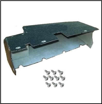 Flocked glove box liner with screws for all 1957-59 Imperial