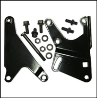 Powder-coated power steering pump bracket set for 1969-76 A-Body, B-Body, C-Body with 383 - 400 - 426  440 and Saginaw pump