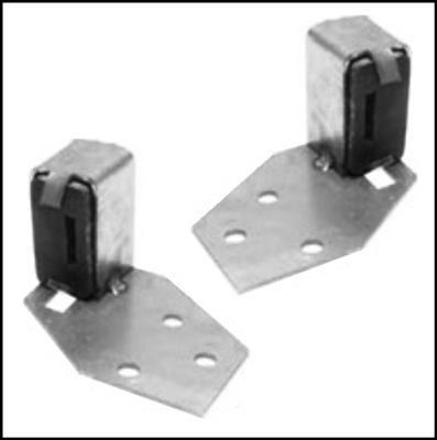 PN 3466941 - 3466942 Exhaust tip brackets for 1970 E-Body Trans Am cars