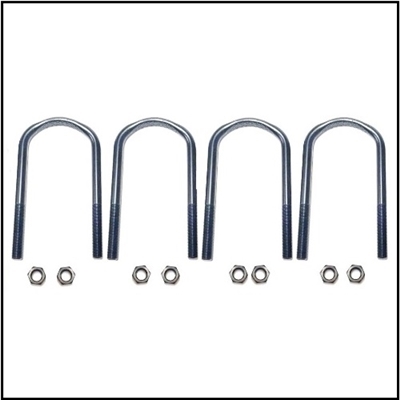 (4) PN 1489747 rear axle 7" U-bolts for 1954-59 954-1959 Plymouth - Dodge - DeSoto - Chrysler - Imperial
