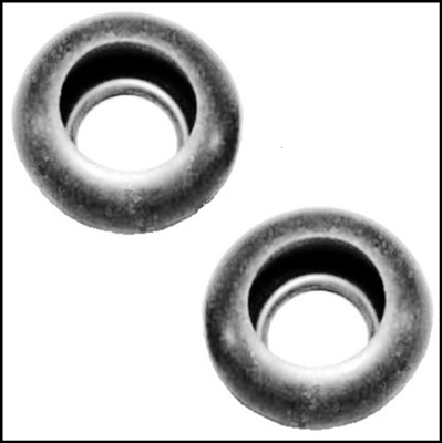 (2) PN 2277072 molded rubber heater core tube to firewall grommets for 1962-65 Plymouth Belvedere; 1962-64 Fury - Savoy - Sport Fury; 1962 Dodge Dart; all 1962-64 Polara - 330 - 440 & 1965 Coronet - Satellite072