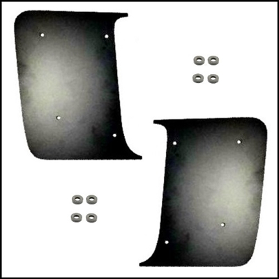 (2) PN 3569498 polypropylene rear quarter louver mounting insulators for 1970-71 Dodge Challenger R/T