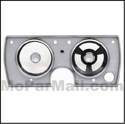 Molded instrument panel speedometer and gauge bezel for all 1965 Plymouth A-Body