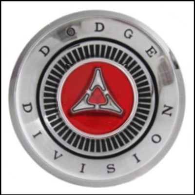 PN 2603867 trunk lid medallion with insert for all 1966-67 Dodge Charger