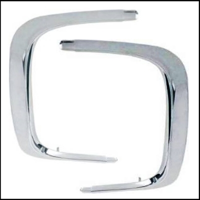 PN 2495716 - 2495717 RH and LH front fender moldings for 1964 Dodge 330 - 440