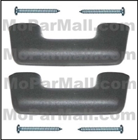 Armrests with screws for 1965-67 Dodge D100/200/300/400 and W100/200/300
