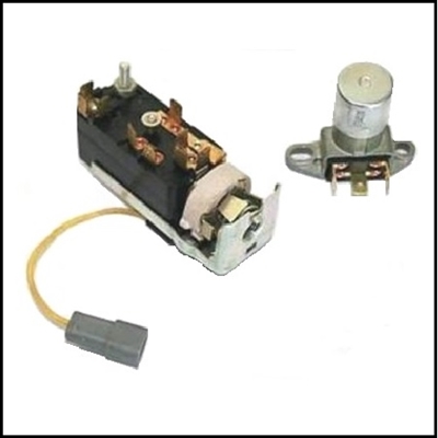 Headlamp/instrument/dome light switch and floor dimmer for all 1959 Plymouth Belvedere - Fury - Savoy - Sport Fury - Suburban