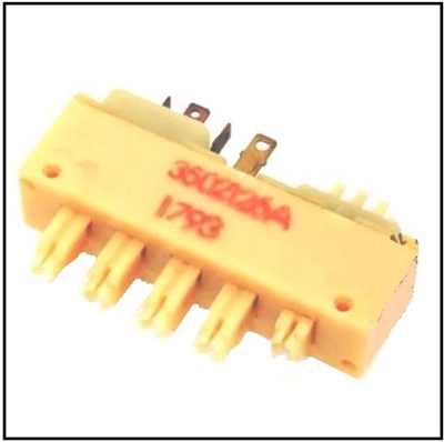 NOS pushbutton heater/air conditioning selector switch for 1972-73 Plymouth Fury - Dodge - Monaco - Chrysler - Imperial without automatic temperature control
