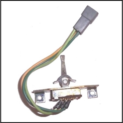 NOS or remanufactured PN 3431137 blower switch for 1971-72 Plymouth GTX - RoadRunner - Satellite and 1971-72 Dodge Charger - Coronet - SuperBee with factory A/C